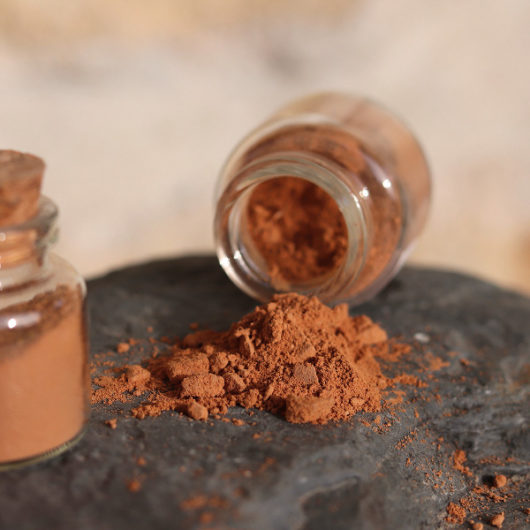 Pigments ocre orangée